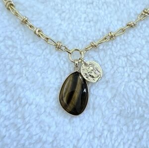 Song🎶 of Style Tiger's🐅 Eye👁 and Helios God of Sun🌞 Necklace - NWT